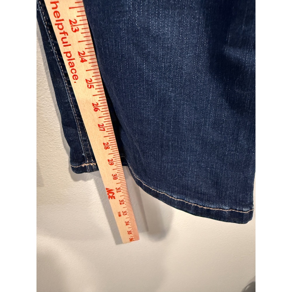 m jeans by maurices Mid Rise Dark Wash Bootcut‎ Denim Jeans Women's Size 18W - Picture 6 of 10